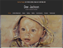 Tablet Screenshot of deejackson.com.au